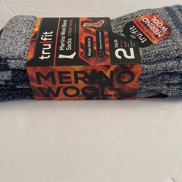 Merino Wool Blend Socks Xtreme Thermal Warm Cold Weather Boot Socks Grey - Picture 8 of 16